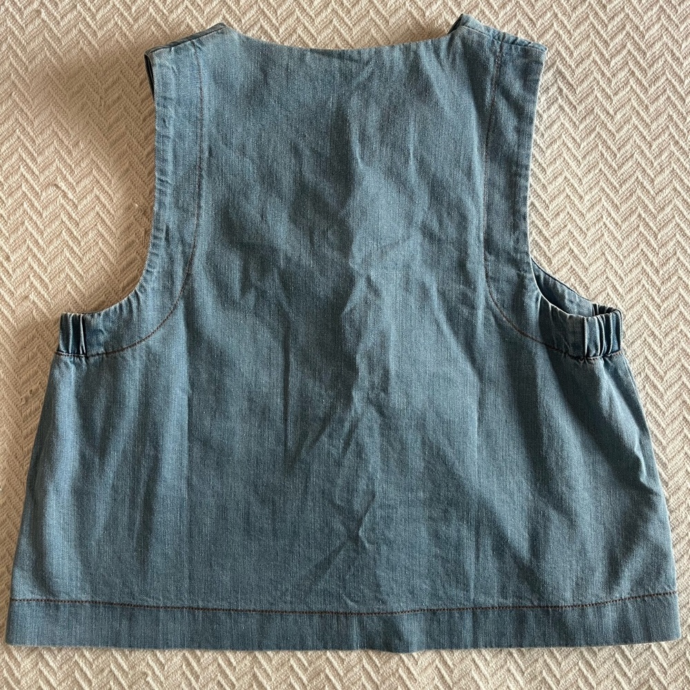 Beaumont Organic Denim Vest - Picture 12 of 14